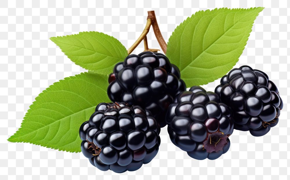 PNG Blackberry blueberry fruit plant. AI generated Image by rawpixel.