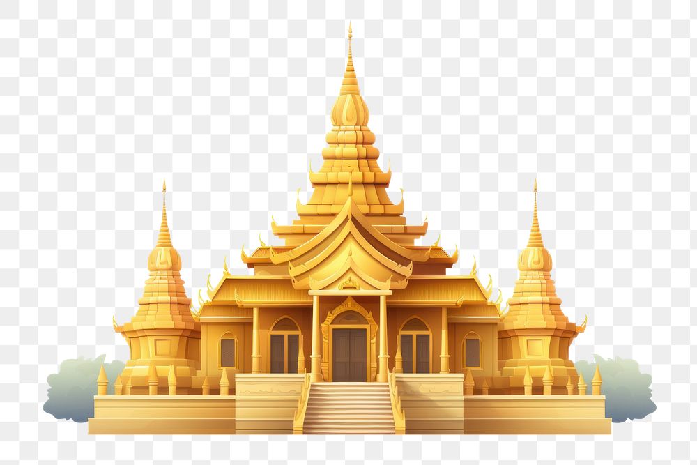 PNG Temple architecture building pagoda. AI generated Image by rawpixel.