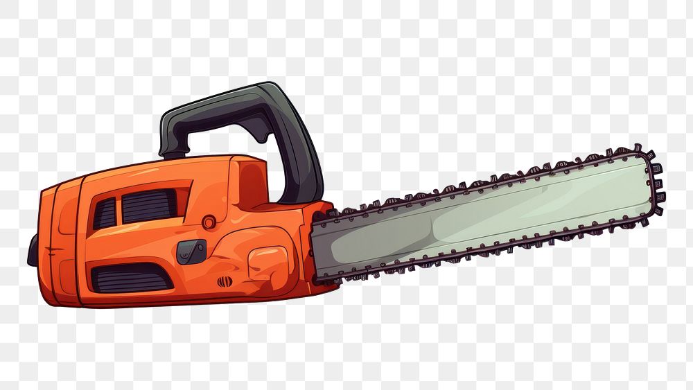 PNG Chainsaw tool equipment vehicle. AI generated Image by rawpixel.
