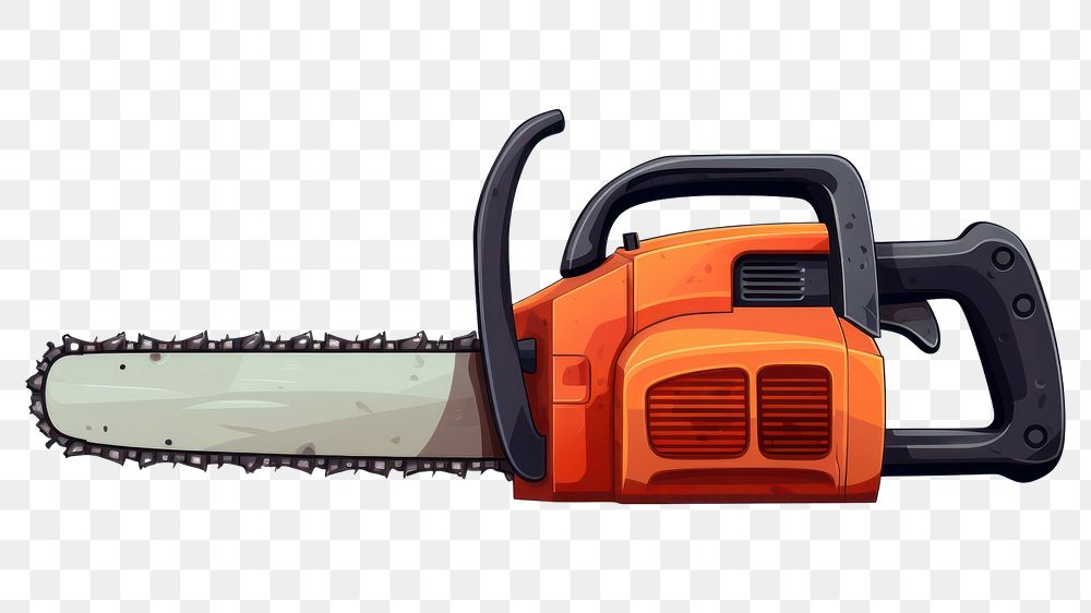 PNG Chainsaw tool equipment vehicle. AI generated Image by rawpixel.