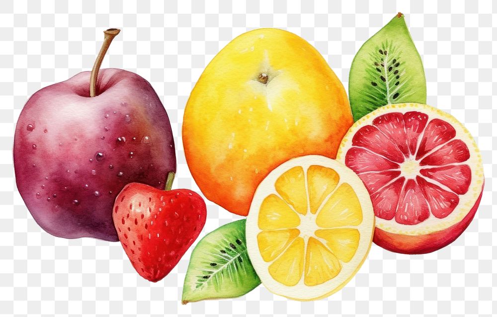 PNG Grapefruit apple lemon plant. AI generated Image by rawpixel.