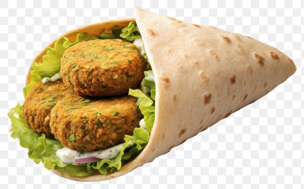 PNG Sandwich falafel bread food. 