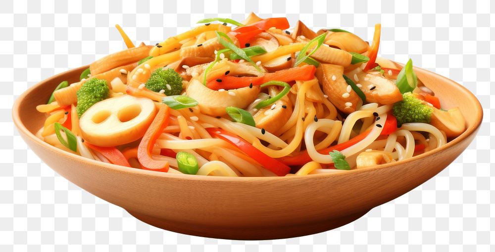 PNG Noodle vegetable spaghetti pasta. 