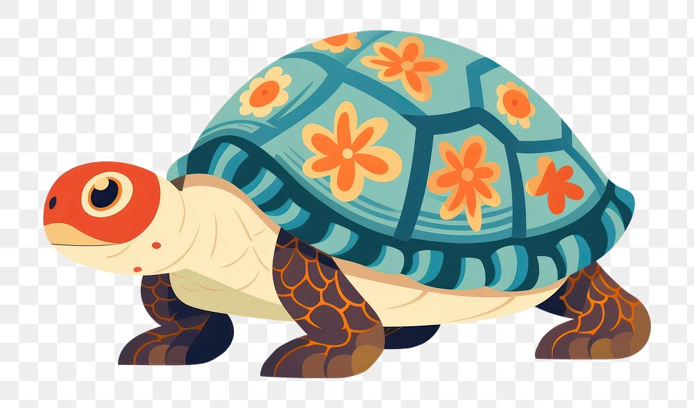 PNG Reptile animal tortoise cartoon. AI generated Image by rawpixel.