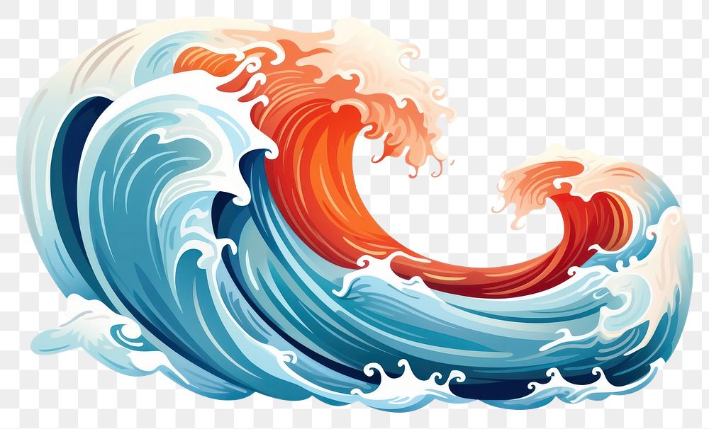 PNG Ocean wave sea splashing. AI generated Image by rawpixel.