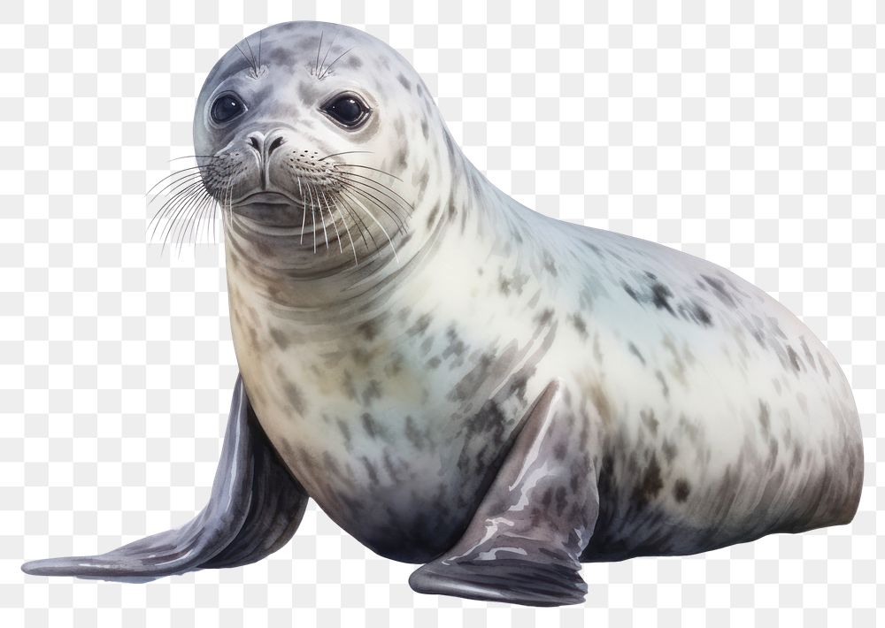 PNG Seal wildlife animal mammal. AI generated Image by rawpixel.
