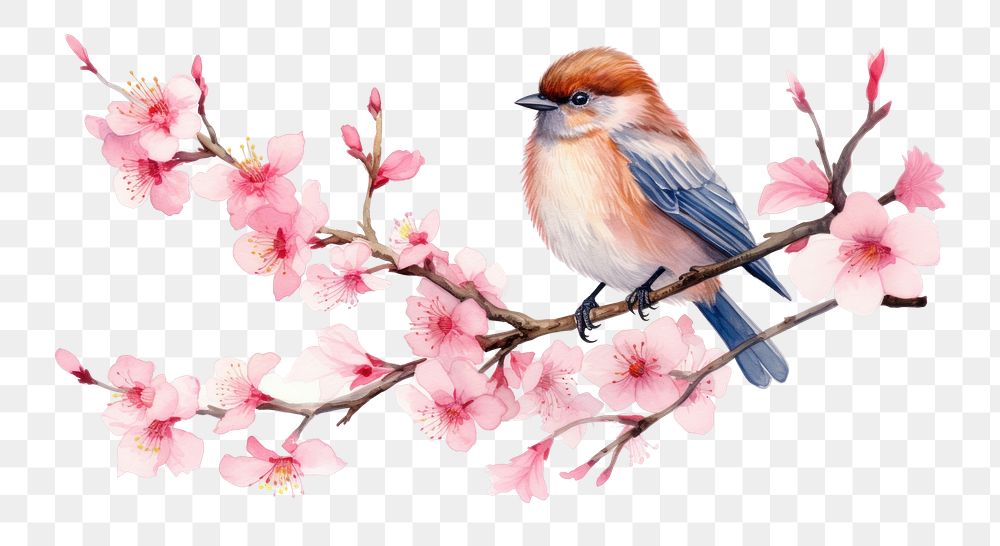 PNG Outdoors blossom flower animal. AI generated Image by rawpixel.