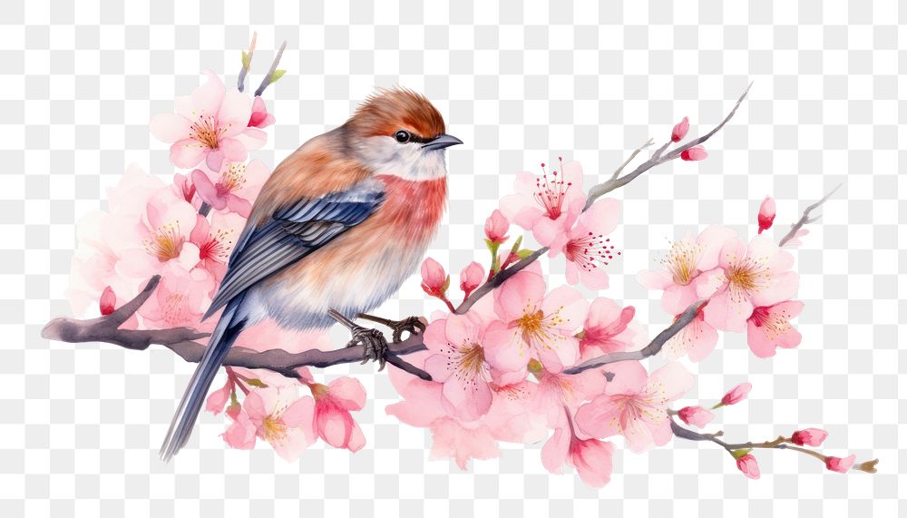 PNG Outdoors blossom flower animal. AI generated Image by rawpixel.