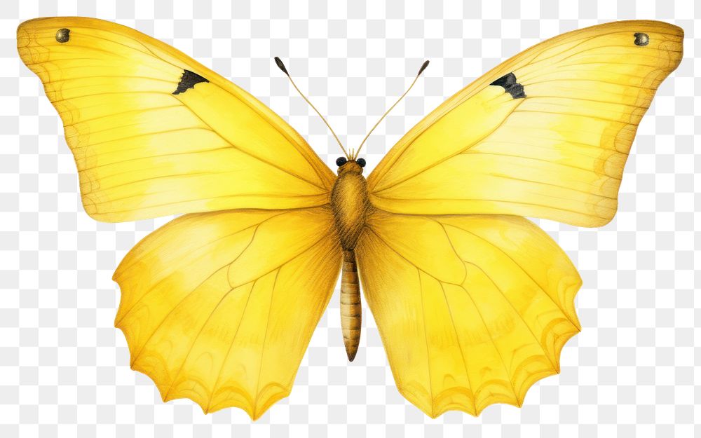 PNG Butterfly animal insect yellow. 