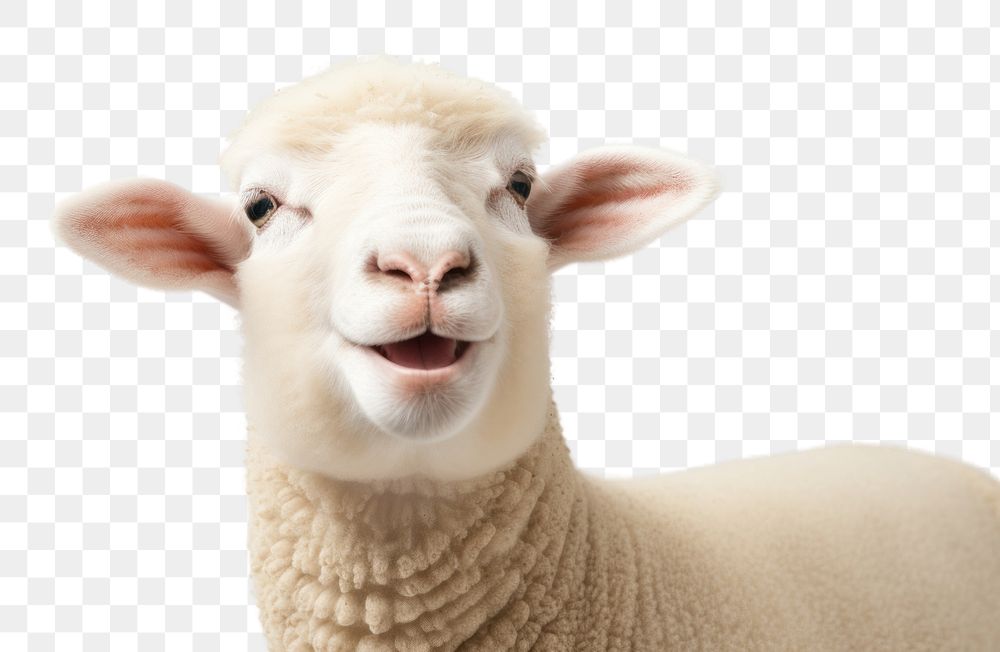 PNG Sheep livestock portrait animal. AI generated Image by rawpixel.