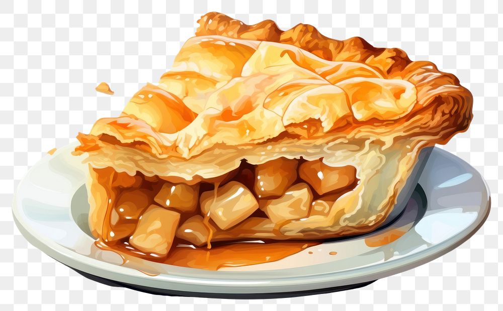 PNG Pie dessert pastry food. AI generated Image by rawpixel.
