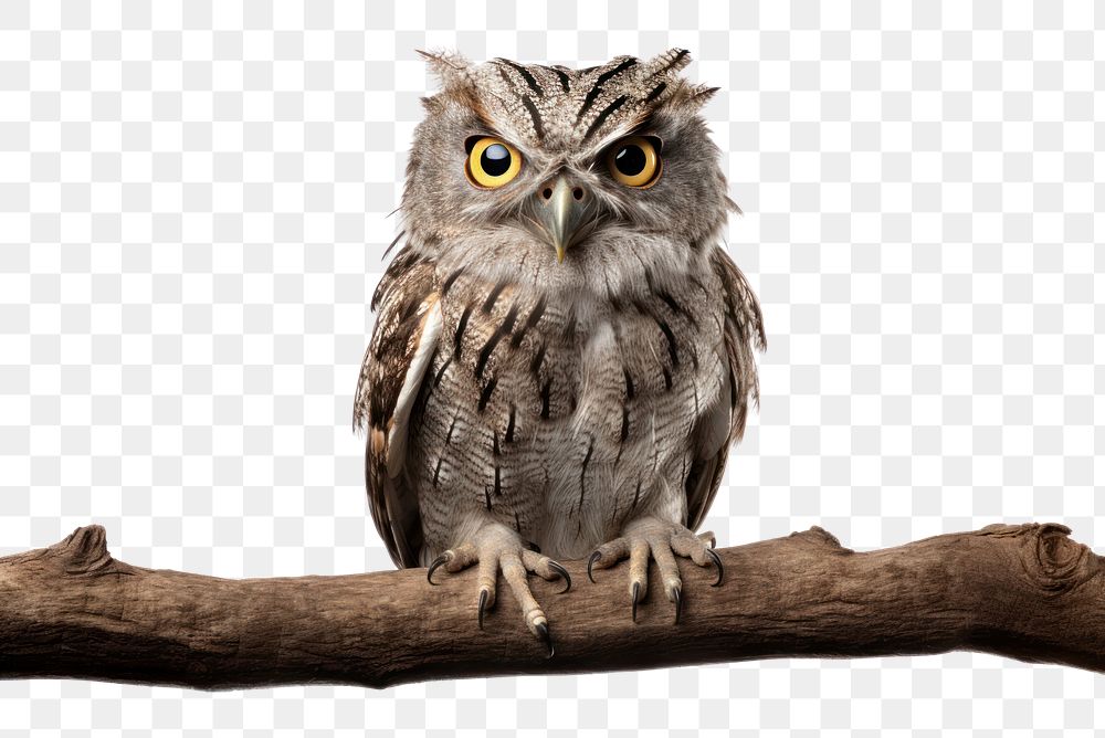 PNG Animal bird beak owl. AI generated Image by rawpixel.
