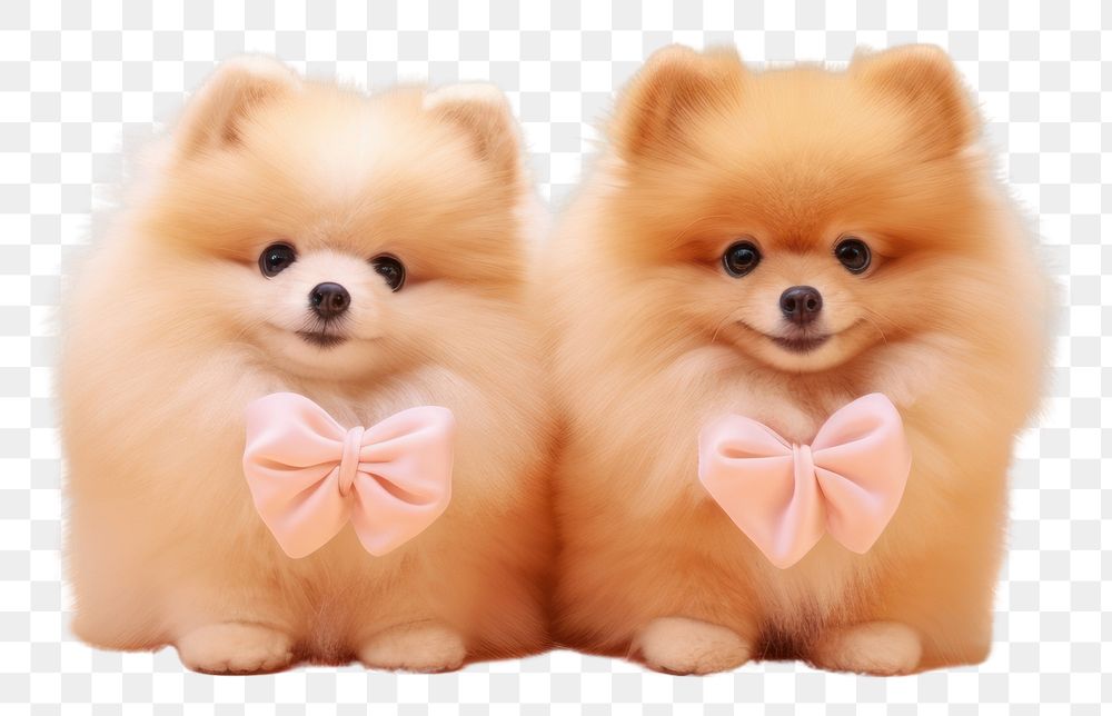 PNG  Pomeranian mammal animal puppy. AI generated Image by rawpixel.