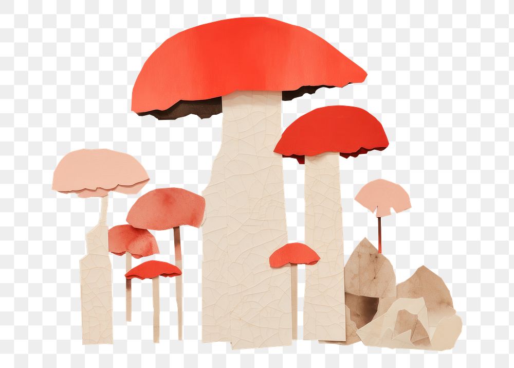 PNG Mushroom art fungus plant. AI generated Image by rawpixel.