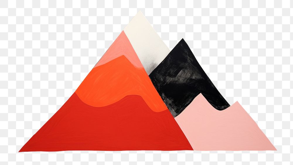 PNG Art mountain painting creativity. AI generated Image by rawpixel.