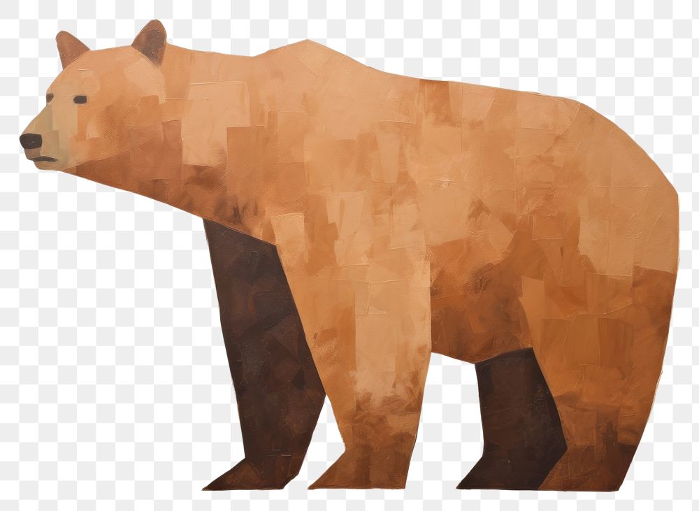 PNG Bear mammal animal brown. AI generated Image by rawpixel.