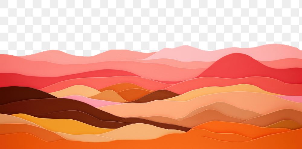 PNG Desert art nature tranquility. AI generated Image by rawpixel.
