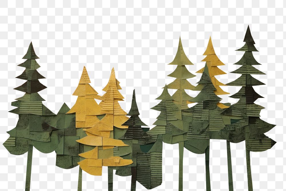 PNG Art architecture collage forest. 