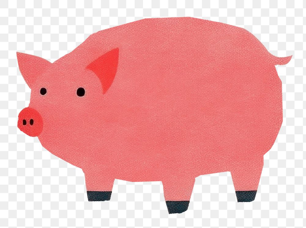 PNG Pig animal mammal investment. AI generated Image by rawpixel.