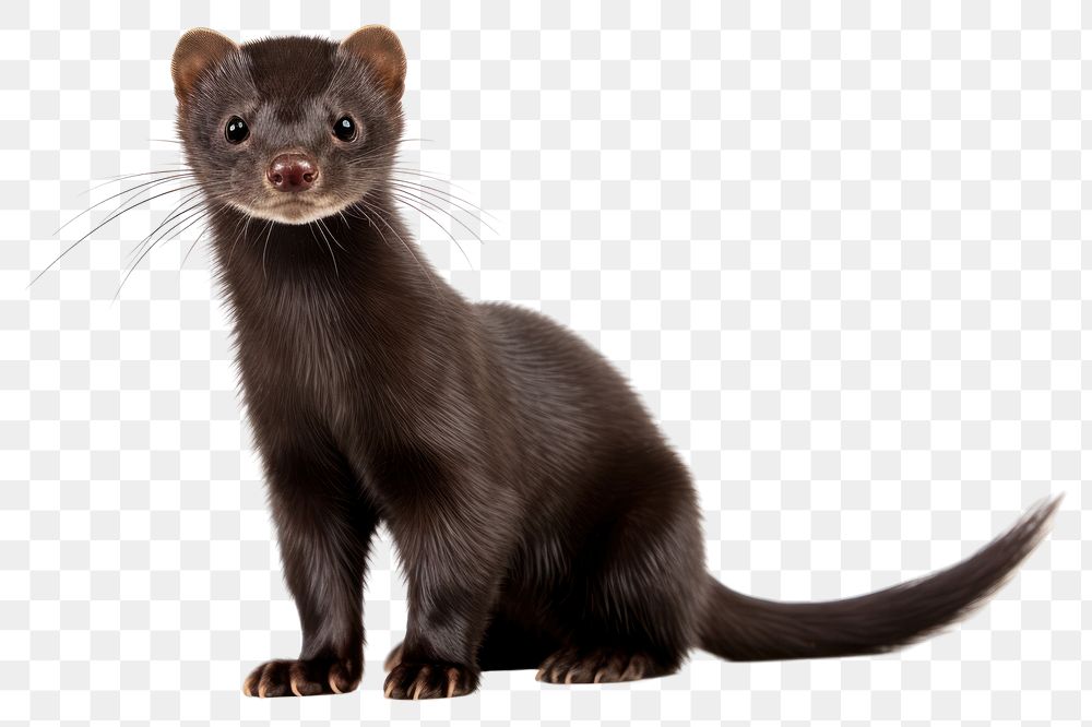 PNG Wildlife animal mammal weasel. AI generated Image by rawpixel.