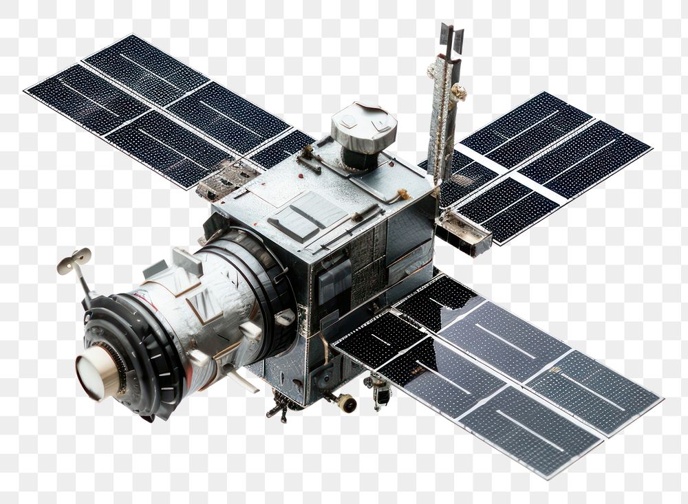 PNG Satellite space spacecraft technology. AI generated Image by rawpixel.