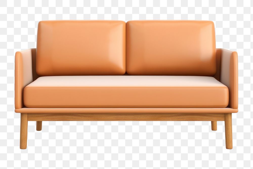 PNG Furniture armchair sofa white background. AI generated Image by rawpixel.