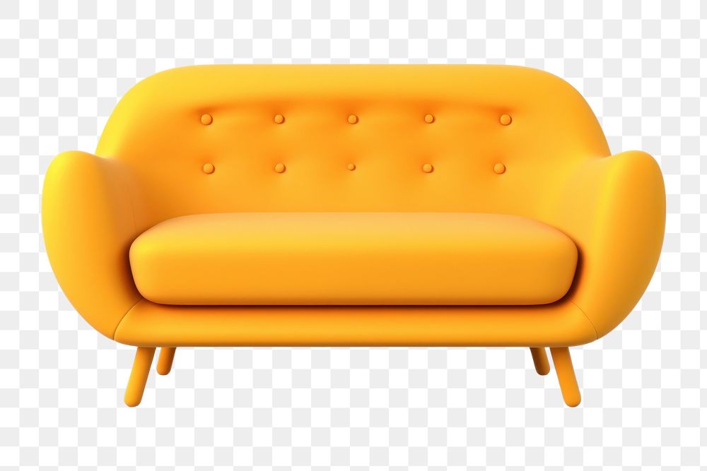 PNG Furniture chair sofa white background. AI generated Image by rawpixel.