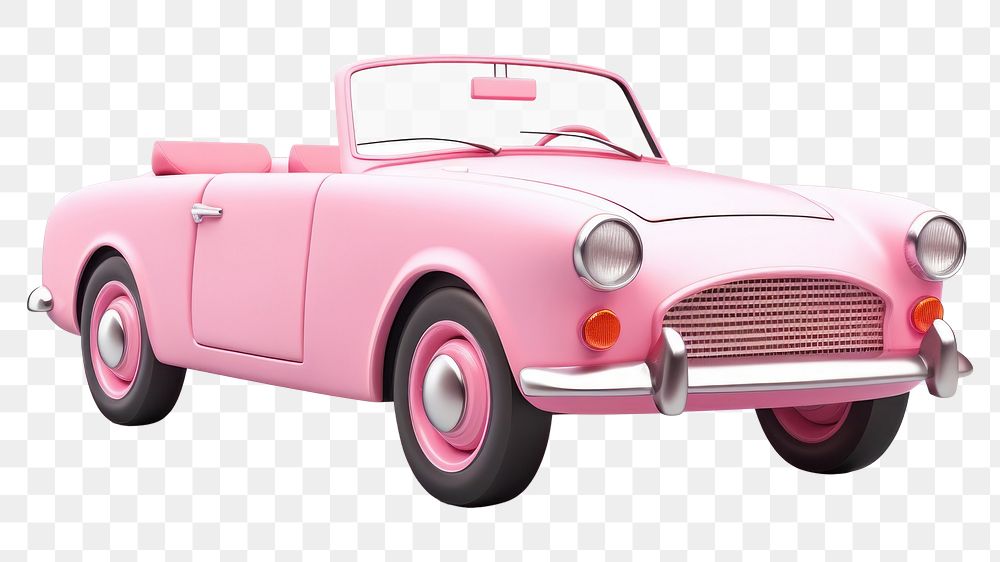 PNG Convertible vehicle pink car. 