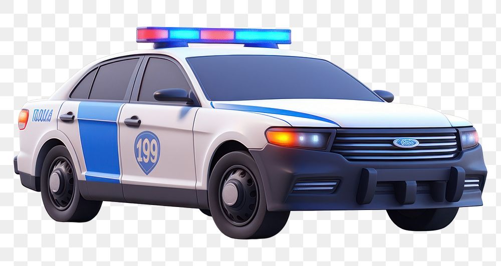 PNG Car vehicle police white background. AI generated Image by rawpixel.