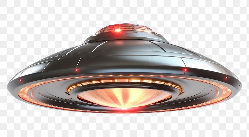 PNG Light spaceship lighting white background. AI generated Image by rawpixel.