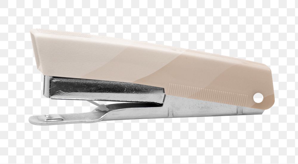 Realistic stapler png, office stationery, transparent background