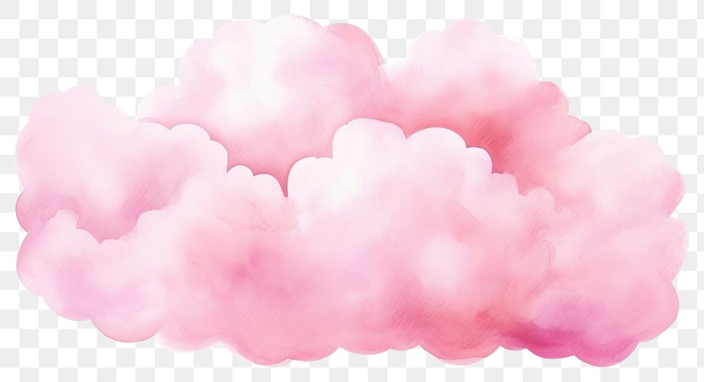 PNG Cloud petal pink sky. AI generated Image by rawpixel.