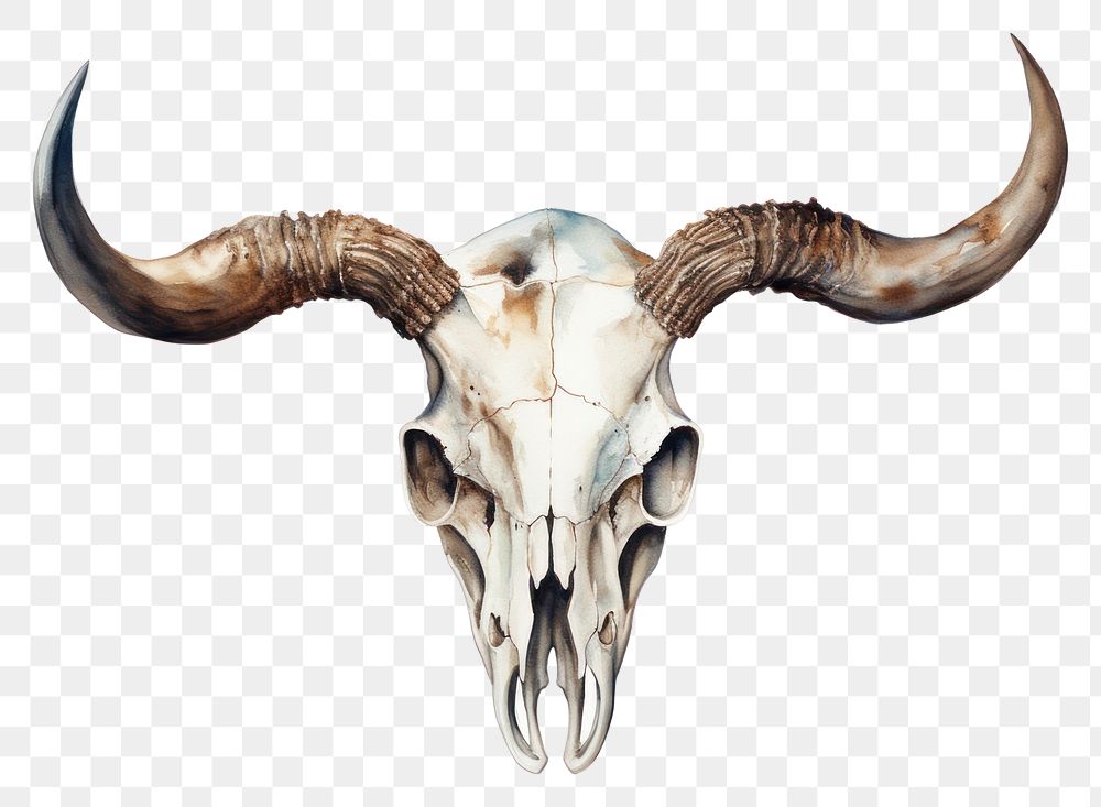 PNG Animal mammal white background animal skull