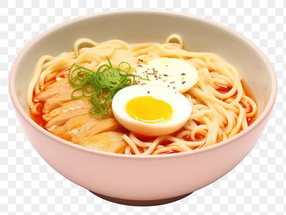 PNG Egg ramen food meal. 