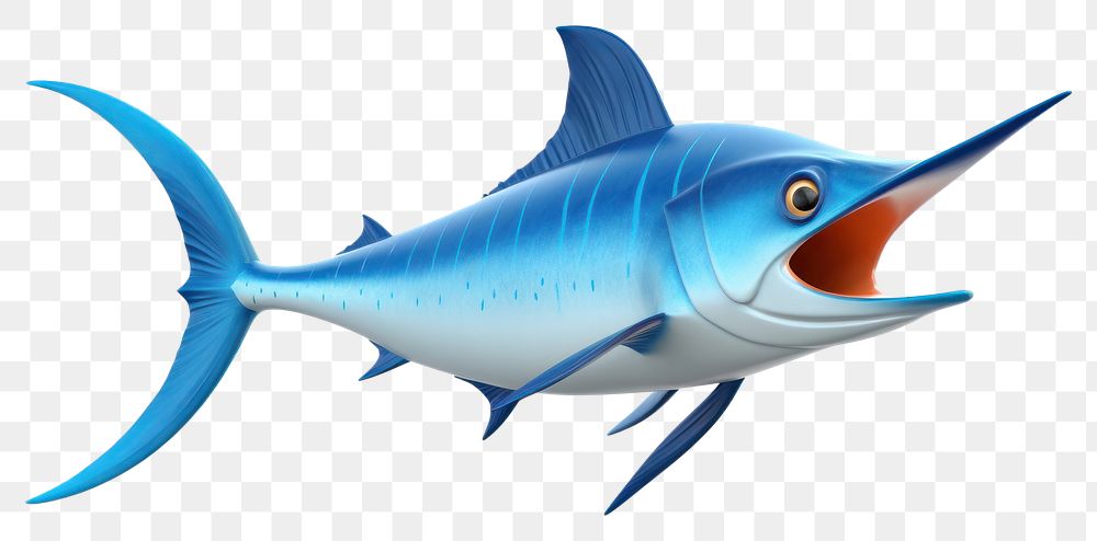 PNG Fish cartoon animal shark. AI generated Image by rawpixel.