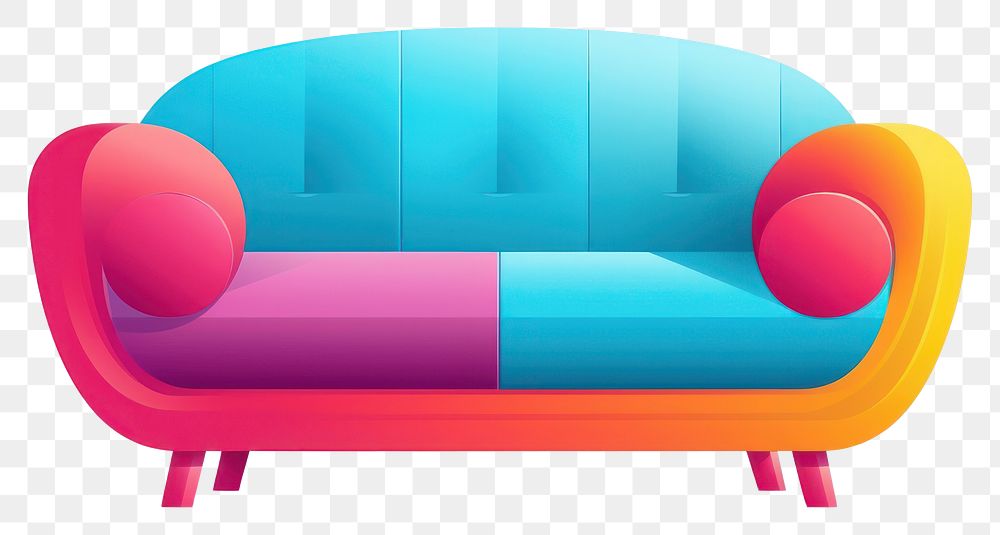 PNG Furniture chair sofa comfortable. AI generated Image by rawpixel.