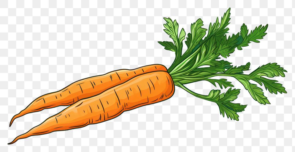 PNG  Vegetable carrot plant food. AI generated Image by rawpixel.