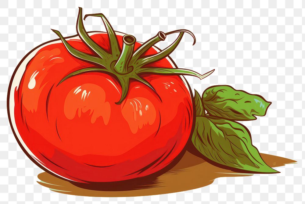 PNG  Vegetable tomato plant food. AI generated Image by rawpixel.