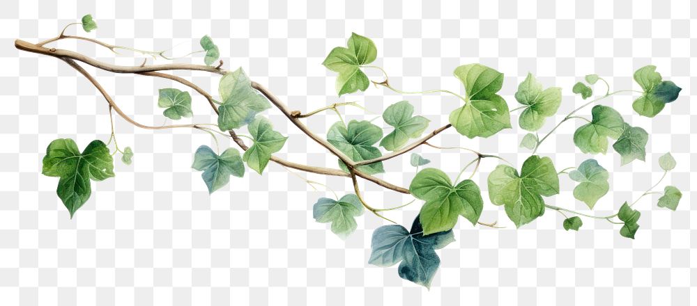 PNG Plant leaf vine ivy transparent background