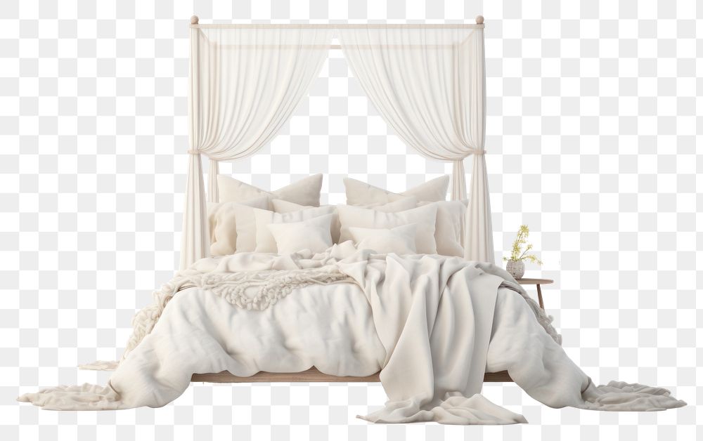 PNG Bedroom furniture plant transparent background. AI generated Image by rawpixel.