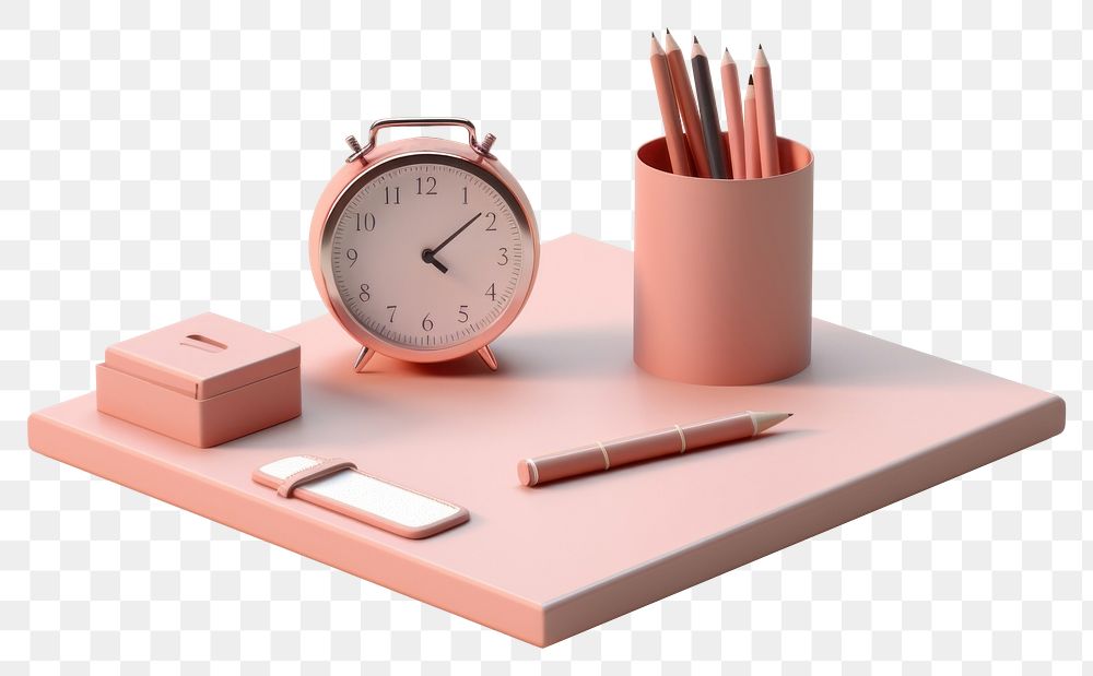 PNG Clock pen furniture eraser. AI generated Image by rawpixel.