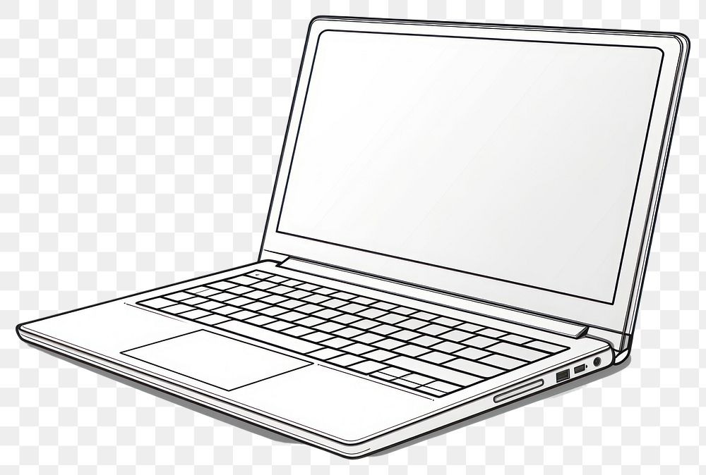 PNG Laptop computer white background portability. AI generated Image by rawpixel.
