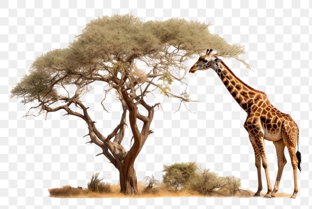 PNG Giraffe wildlife outdoors animal. 