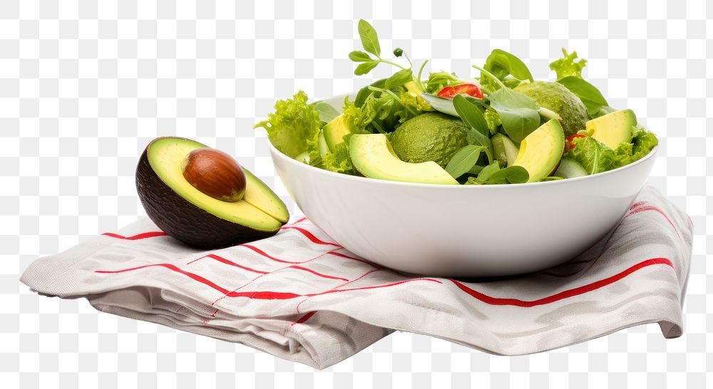 PNG Avocado salad fruit plant transparent background