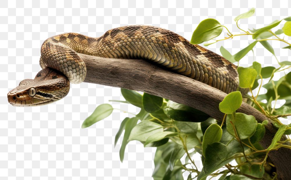 PNG Snake reptile animal branch. AI generated Image by rawpixel.