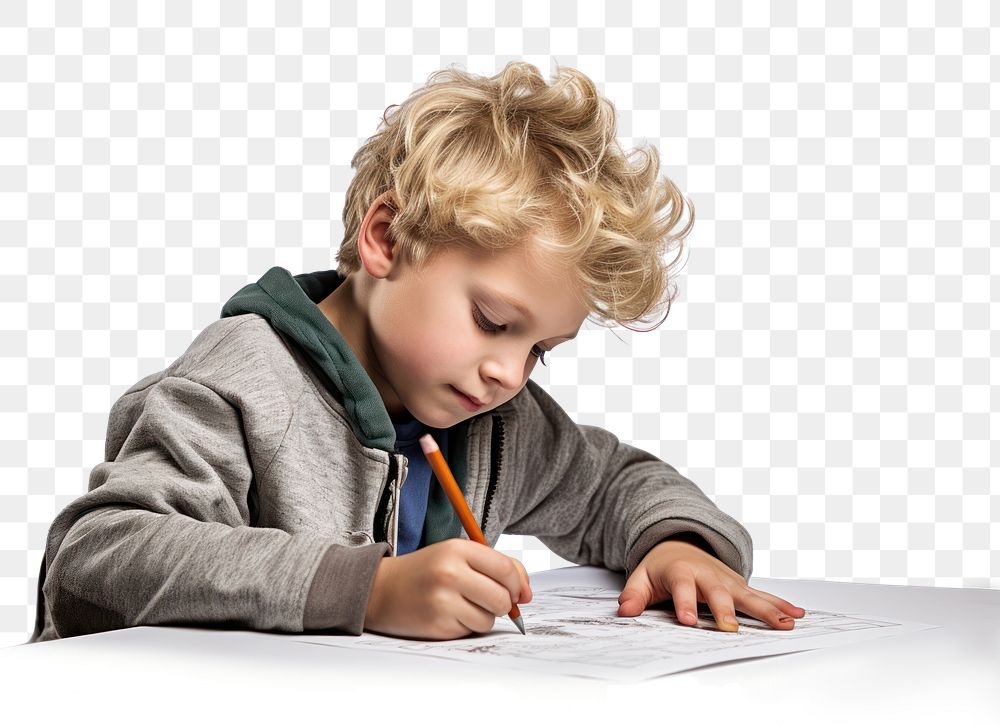 PNG Writing reading child pen. AI generated Image by rawpixel.