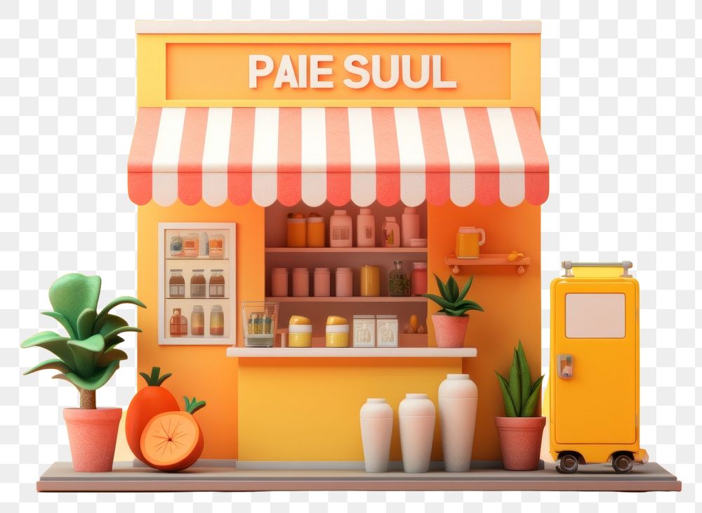 PNG Dollhouse retail awning canopy. AI generated Image by rawpixel.