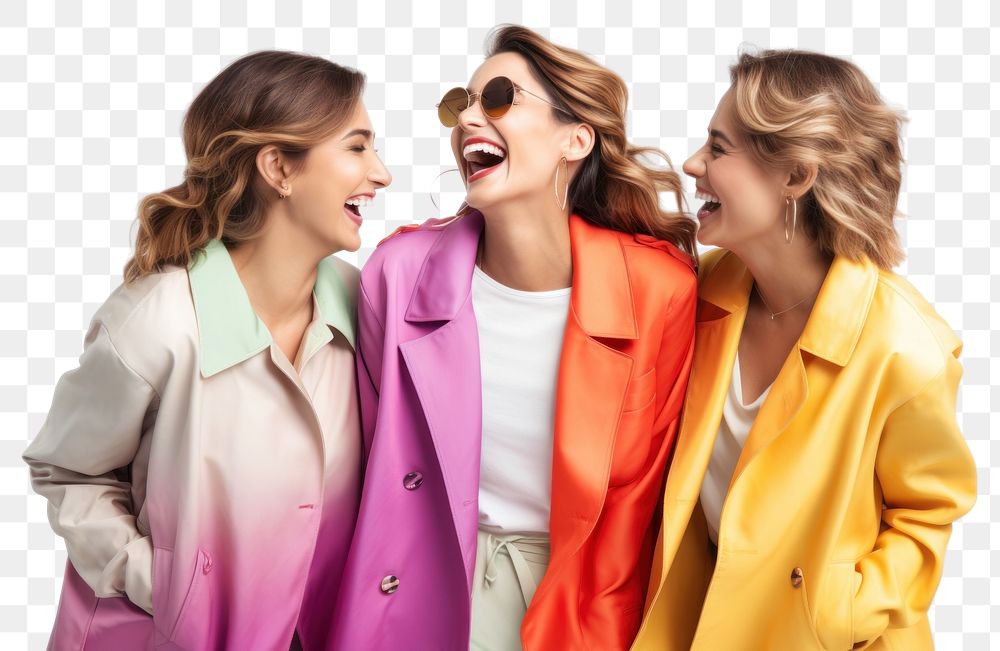 PNG Coat laughing fashion adult. AI generated Image by rawpixel.