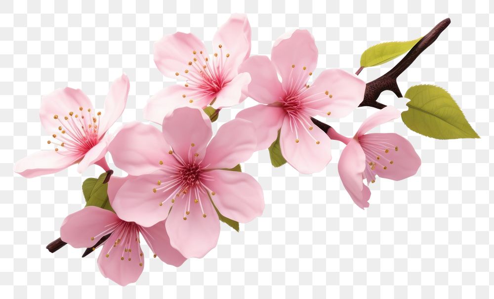 PNG Blossom flower cherry plant. AI generated Image by rawpixel.