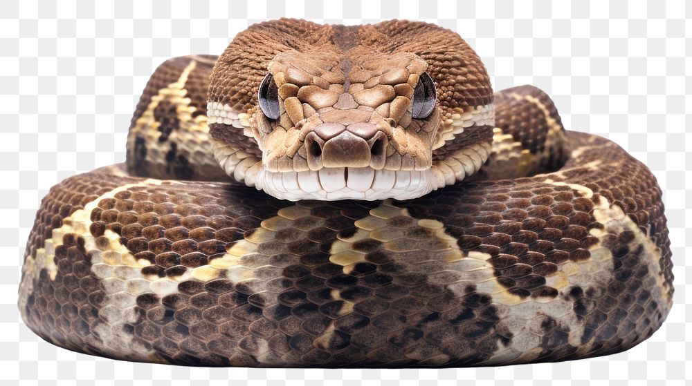 PNG Reptile animal snake rattlesnake. AI generated Image by rawpixel.